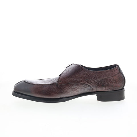 Di Bianco Treviso Mens Brown Leather Loafers & Slip Ons Casual Shoes