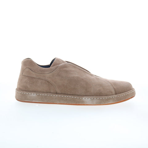 Di Bianco Umbro Mens Gray Suede Slip On Lifestyle Sneakers Shoes