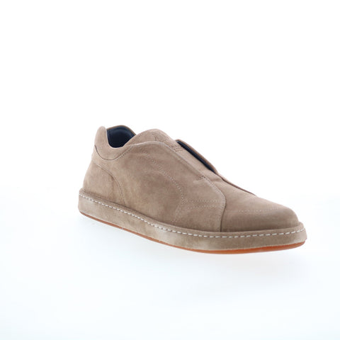 Di Bianco Umbro Mens Gray Suede Slip On Lifestyle Sneakers Shoes
