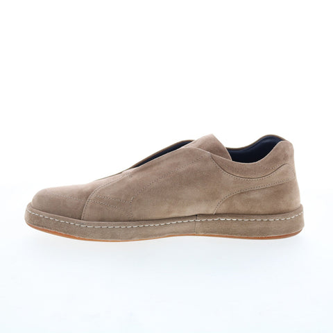Di Bianco Umbro Mens Gray Suede Slip On Lifestyle Sneakers Shoes