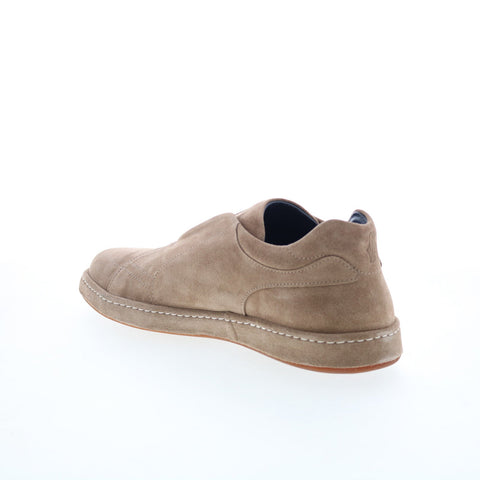 Di Bianco Umbro Mens Gray Suede Slip On Lifestyle Sneakers Shoes