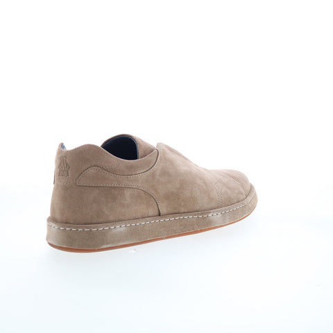 Di Bianco Umbro Mens Gray Suede Slip On Lifestyle Sneakers Shoes