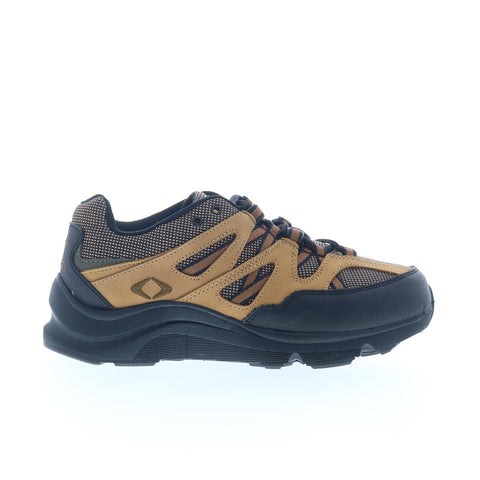 Apex Sierra Trail Runner Mens Brown Extra Wide Athletic Hiking Shoes