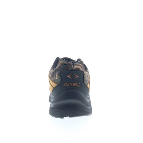Apex Sierra Trail Runner Mens Brown Extra Wide Athletic Hiking Shoes