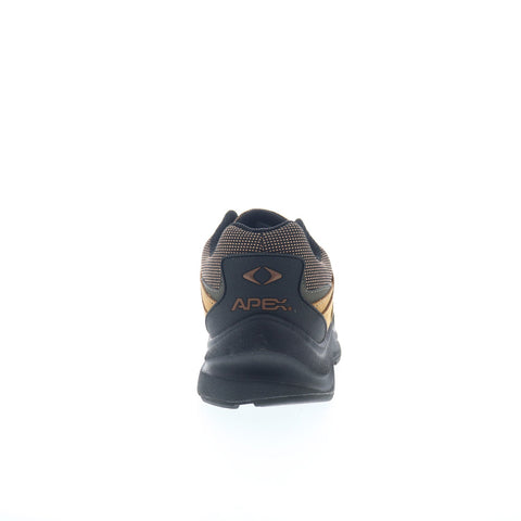 Apex Sierra Trail Runner Mens Brown Extra Wide Athletic Hiking Shoes