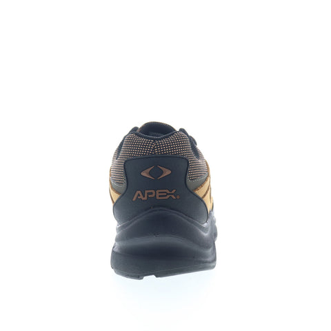 Apex Sierra Trail Runner Mens Brown Extra Wide Athletic Hiking Shoes