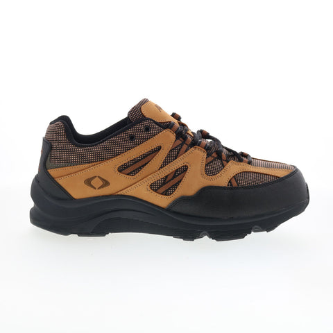 Apex Sierra Trail Runner Mens Brown Extra Wide Athletic Hiking Shoes