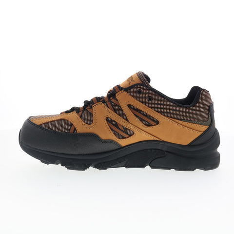 Apex Sierra Trail Runner Mens Brown Extra Wide Athletic Hiking Shoes