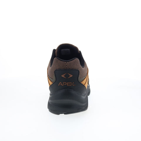 Apex Sierra Trail Runner Mens Brown Extra Wide Athletic Hiking Shoes