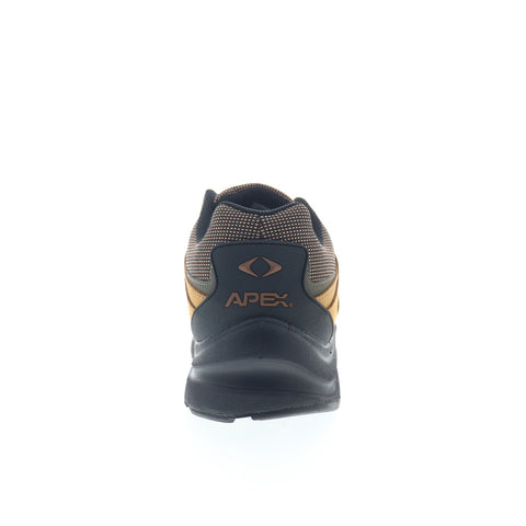 Apex Sierra Trail Runner Mens Brown Extra Wide Athletic Hiking Shoes