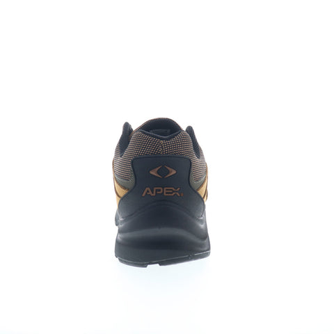 Apex Sierra Trail Runner Mens Brown Extra Wide Athletic Hiking Shoes