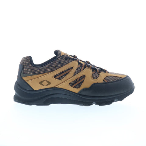 Apex Sierra Trail Runner Mens Brown Extra Wide Athletic Hiking Shoes