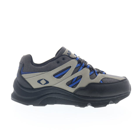 Apex Sierra Trail Runner Mens Gray Extra Wide Athletic Hiking Shoes