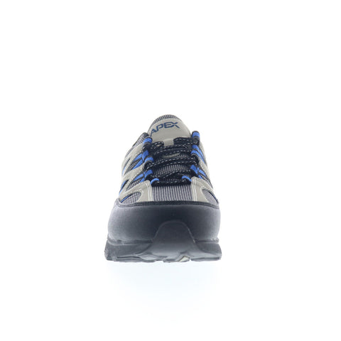Apex Sierra Trail Runner Mens Gray Extra Wide Athletic Hiking Shoes