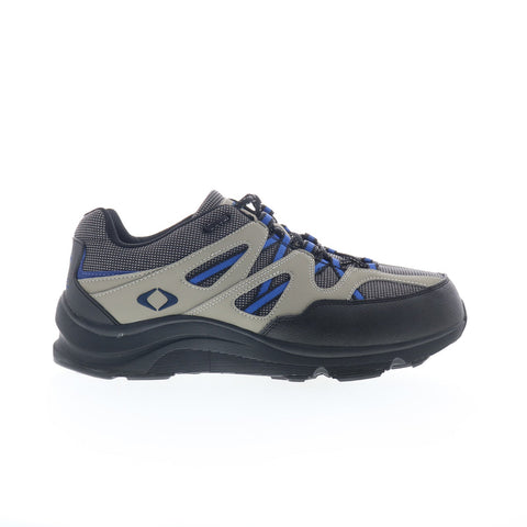 Apex Sierra Trail Runner Mens Gray Extra Wide Athletic Hiking Shoes