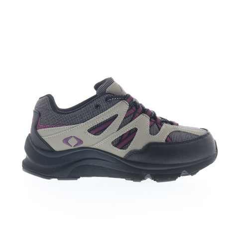 Apex Sierra Trail Runner Womens Gray Extra Wide Athletic Hiking Shoes