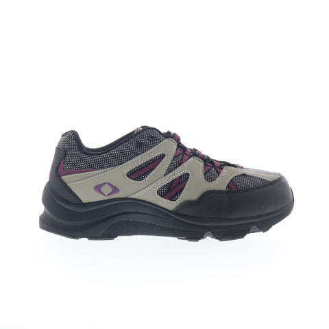Apex Sierra Trail Runner Womens Gray Extra Wide Athletic Hiking Shoes