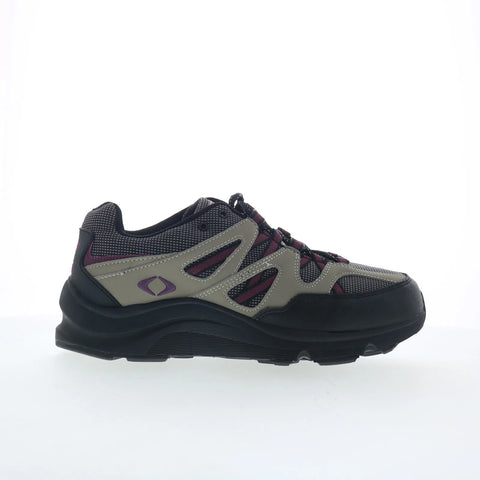 Apex Sierra Trail Runner V753WX09 Womens Gray Extra Wide Athletic Hiking Shoes