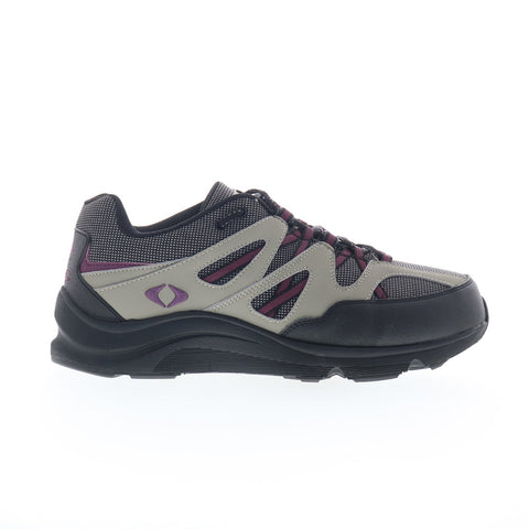 Apex Sierra Trail Runner Womens Gray Extra Wide Athletic Hiking Shoes