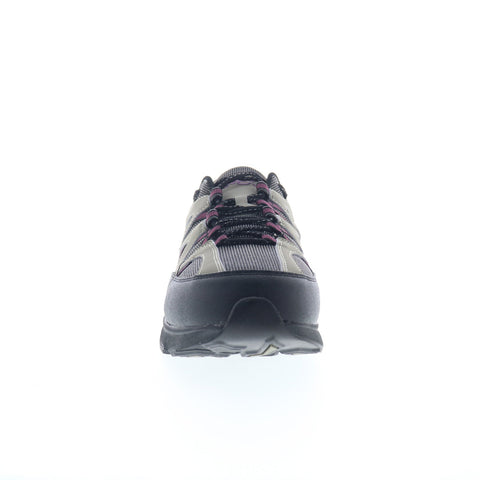 Apex Sierra Trail Runner Womens Gray Extra Wide Athletic Hiking Shoes
