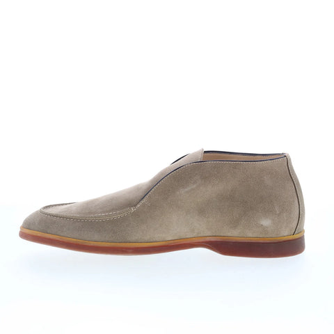 Pastori by Di Bianco Valens Mens Gray Suede Loafers & Slip Ons Casual Shoes