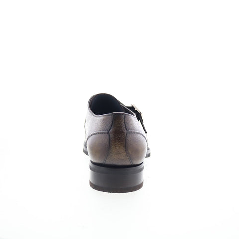 Di Bianco Verona Pecary Mens Brown Leather Loafers & Slip Ons Casual Shoes