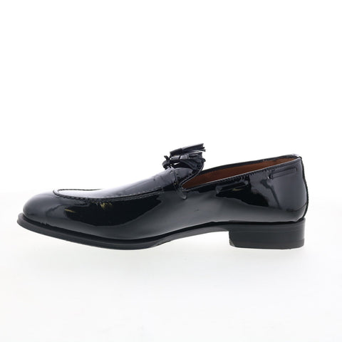 Pastori by Di Bianco Verus Mens Black Leather Loafers & Slip Ons Casual Shoes