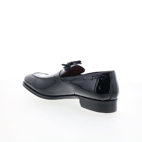 Pastori by Di Bianco Verus Mens Black Leather Loafers & Slip Ons Casual Shoes