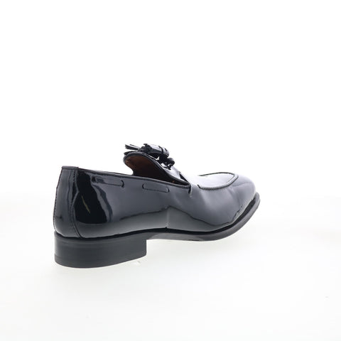 Pastori by Di Bianco Verus Mens Black Leather Loafers & Slip Ons Casual Shoes