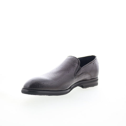 Di Bianco Vigevano Mens Brown Leather Slip On Loafers & Slip Ons Casual Shoes