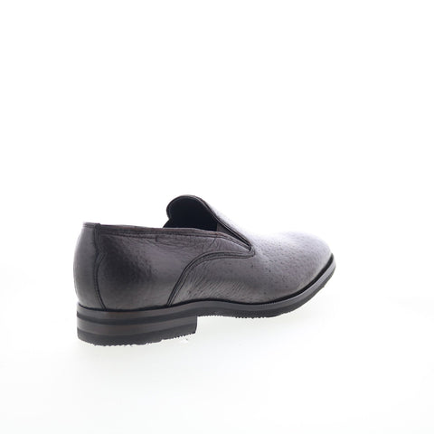 Di Bianco Vigevano Mens Brown Leather Slip On Loafers & Slip Ons Casual Shoes