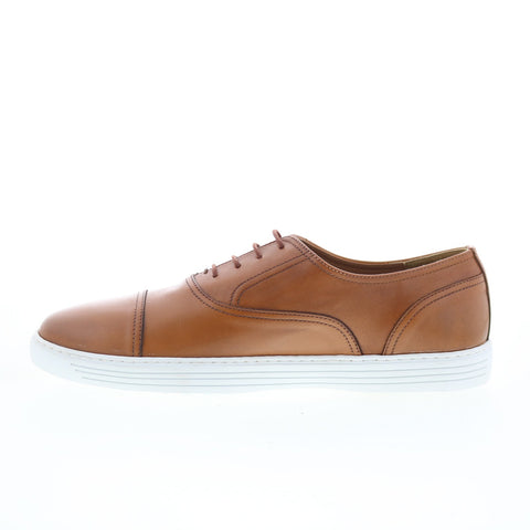 Pastori by Di Bianco Vitelius Mens Brown Leather Lifestyle Sneakers Shoes