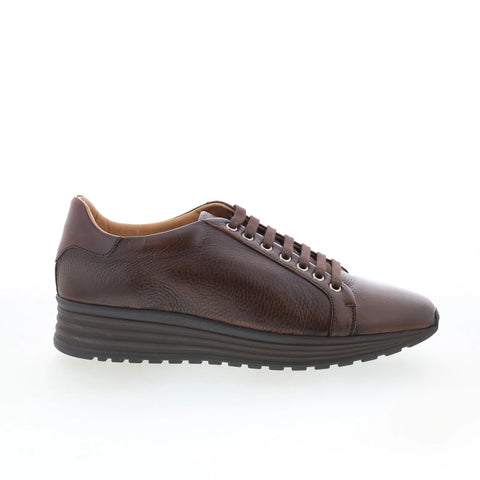 Pastori by Di Bianco Vitellius Mens Brown Leather Lifestyle Sneakers Shoes