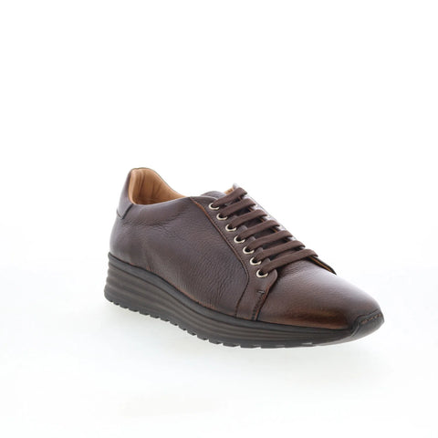 Pastori by Di Bianco Vitellius Mens Brown Leather Lifestyle Sneakers Shoes