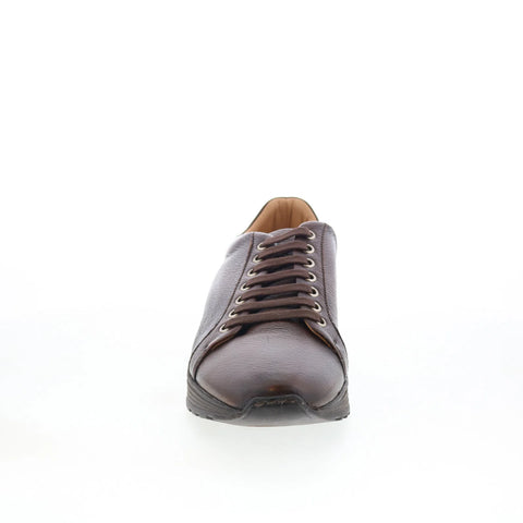 Pastori by Di Bianco Vitellius Mens Brown Leather Lifestyle Sneakers Shoes