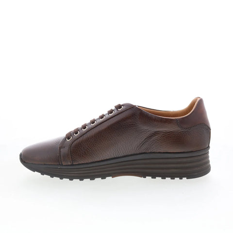 Pastori by Di Bianco Vitellius Mens Brown Leather Lifestyle Sneakers Shoes