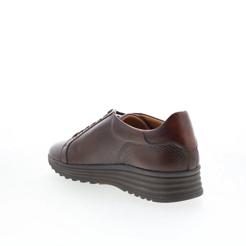 Pastori by Di Bianco Vitellius Mens Brown Leather Lifestyle Sneakers Shoes