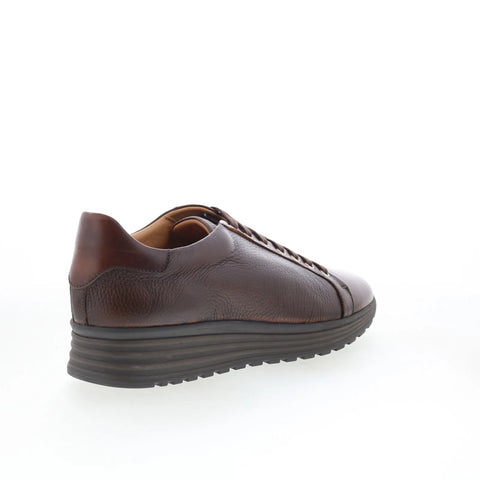 Pastori by Di Bianco Vitellius Mens Brown Leather Lifestyle Sneakers Shoes