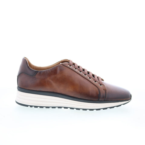 Pastori by Di Bianco Vitellius Mens Brown Leather Lifestyle Sneakers Shoes