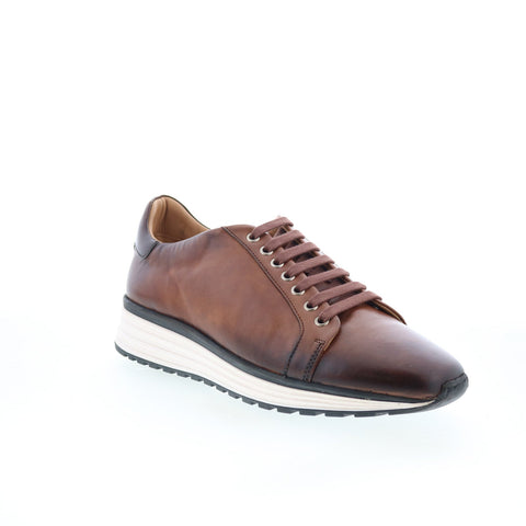 Pastori by Di Bianco Vitellius Mens Brown Leather Lifestyle Sneakers Shoes