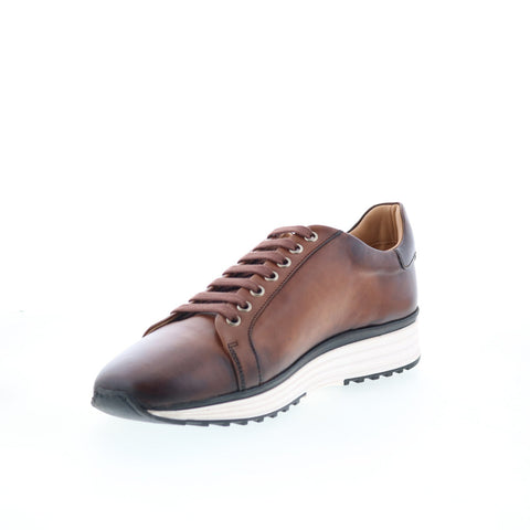 Pastori by Di Bianco Vitellius Mens Brown Leather Lifestyle Sneakers Shoes