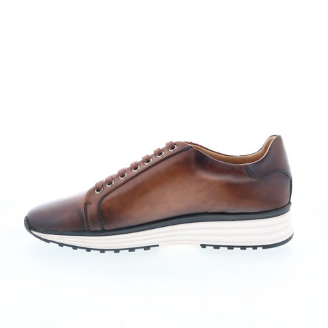 Pastori by Di Bianco Vitellius Mens Brown Leather Lifestyle Sneakers Shoes