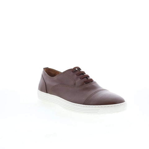 Pastori by Di Bianco Vitellius Mens Brown Leather Lifestyle Sneakers Shoes