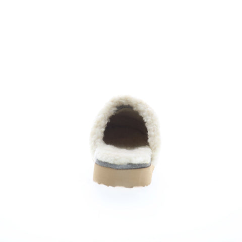 Hitchcock Dottie W168-66 Womens Gray Extra Wide 4E Mules Slippers Shoes