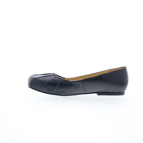Hitchcock Zora W231-10 Womens Black Extra Wide 4E Ballet Flats Shoes