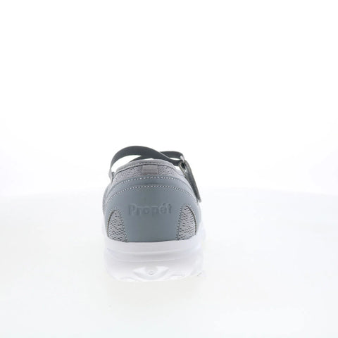 Propet TravelActiv Mary Jane W5103 Womens Gray Wide Mary Jane Flats Shoes