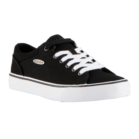 Lugz Ally WALLYC-060 Womens Black Canvas Lace Up Lifestyle Sneakers Shoes