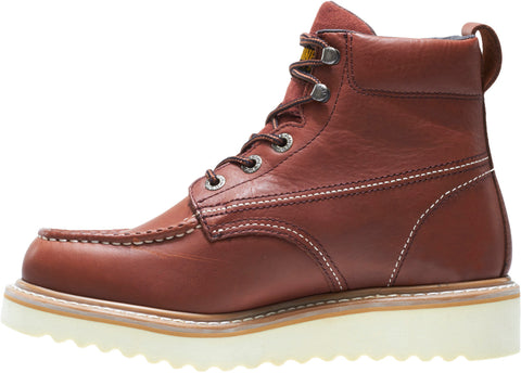 Wolverine T-Bone Moc-Toe 6" W03173 Mens Brown Wide Leather Work Boots