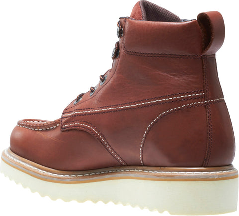 Wolverine T-Bone Moc-Toe 6" W03173 Mens Brown Wide Leather Work Boots