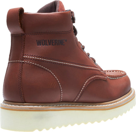 Wolverine T-Bone Moc-Toe 6" W03173 Mens Brown Wide Leather Work Boots